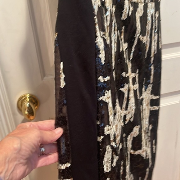 BCBG Maxazria 🔥Sale🔥NWT black dress with sequins - Picture 3 of 9